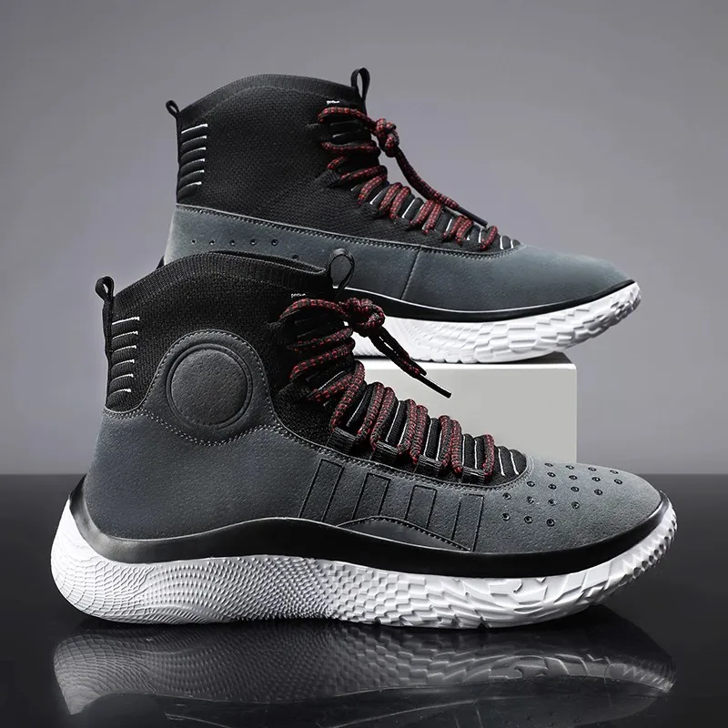 High-top sports shoes Basketball shoes Breathable and soft Fashionable running shoes for everyday casual wear Basketball shoes
