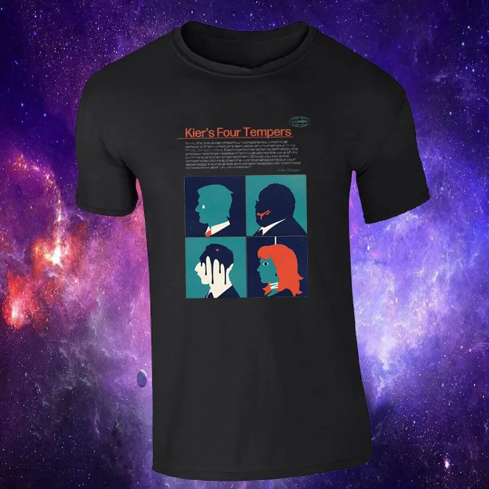 العمل غامض ومهم لومون سيفيرانس برنامج تلفزيوني الكبار تي شيرت كامل سلسلة المشجعين Harajuku الجرافيك تي شيرت القطن المحملة