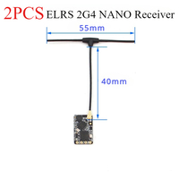 1/2PCS ELRS 2.4GHz NANO ExpressLRS Long Range ELRS Receiver BETAFPV NANO 2400 RX For RC FPV Long Range Racing Drone Quadcopter