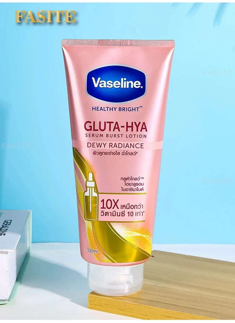 Vaseline Night Whitening Repair Body Lotion Moisturizing Glutathione Niacinamide Whitening Artifact Improves Dry Skin 330ml