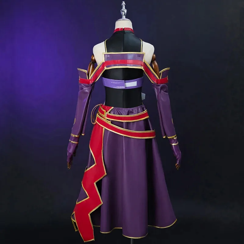 ROLECOS Anime SAO Konno Yuuki Cosplay Costume Rogue Yuuki Women Combat Suit Halloween Carnival Cosplay Outfits