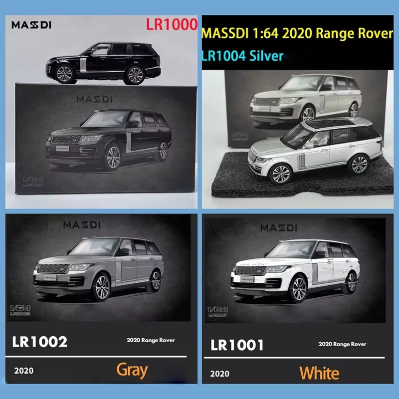 MASSDI 1/64 Scale 2020 Land Range Rover LR1000 LR1004 Alloy Model Car Ornament Souvenir Display Collection Hobby Gift