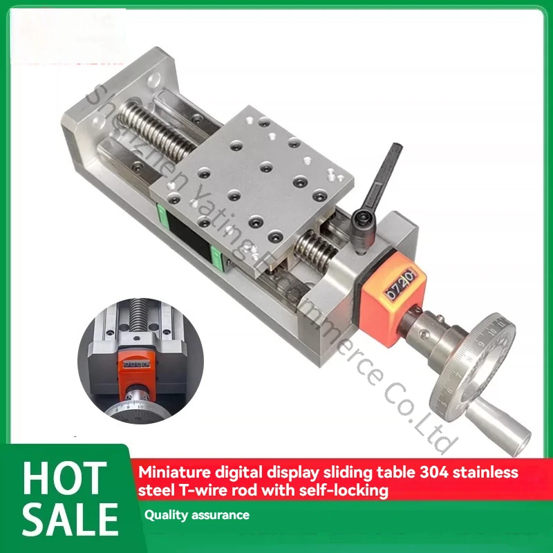 T-screw Tr1804 Lifting Table Self-locking Hand Crank Miniature Precision Guide XY Axis Sliding Module Similar To Same HOT