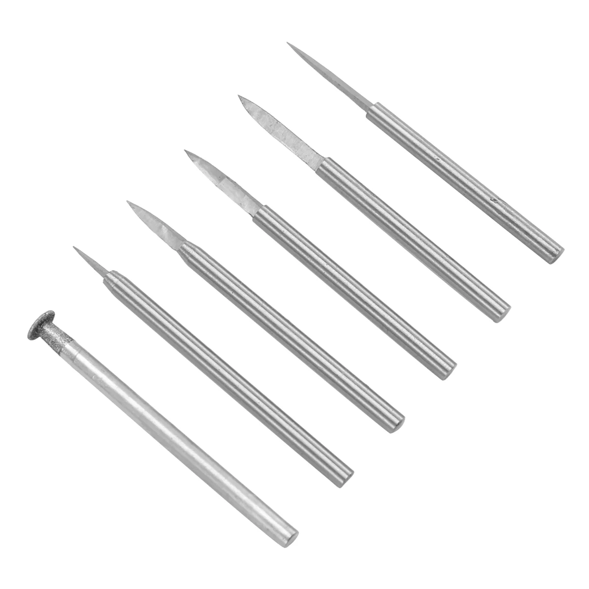 RUAI الخشب نحت لقمة ثقب مجموعة ل أداة دوارة 6 قطعة النقش الحفر اكسسوارات بت الخشب الحرف أداة تجليخ 3 مللي متر