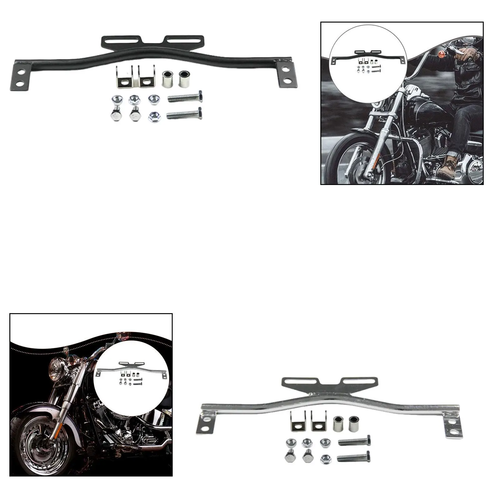 

Кронштейн ближнего света для мотоцикла, прочные запасные части, противотуманные фары для вождения, кронштейн указателя поворота для Harley