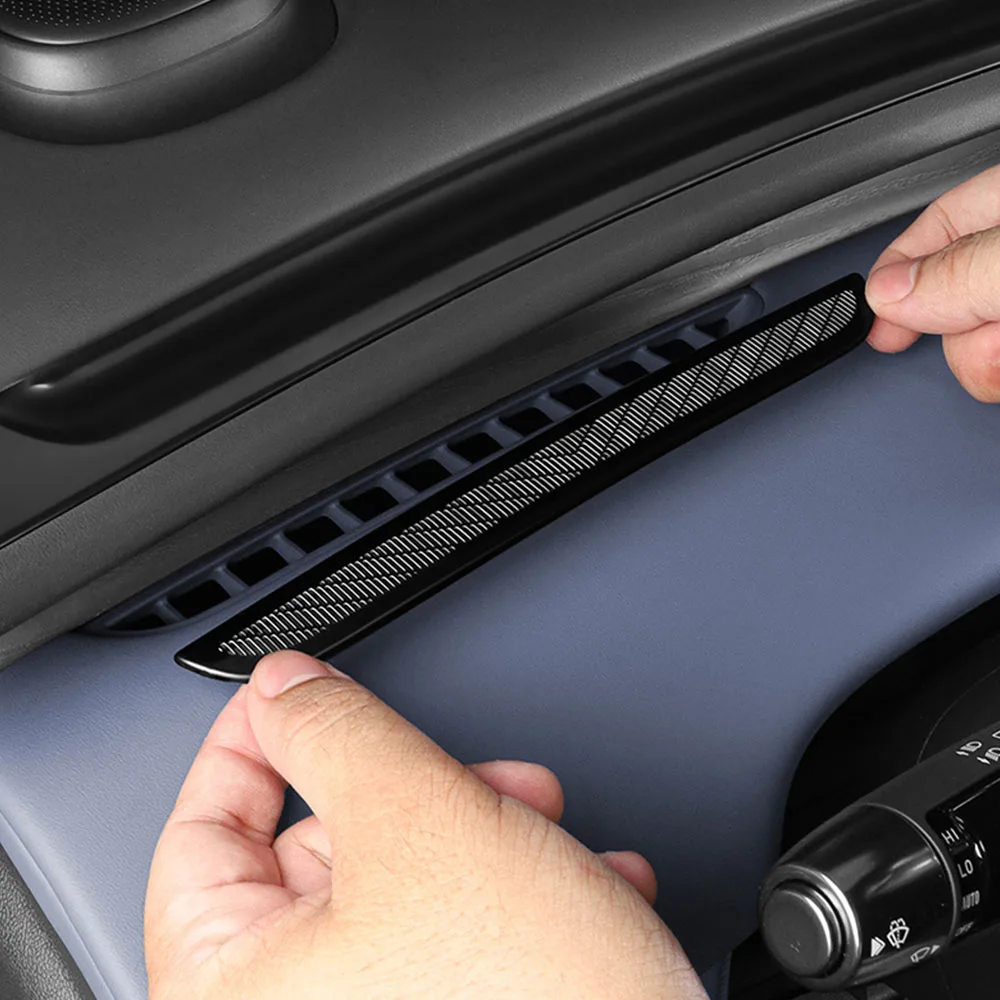 

2 Pcs For Xpeng G7 2025 2026 Instrument Panel Air Outlet Protective Cover Interior Modification Supplies Stainless Steel Cover