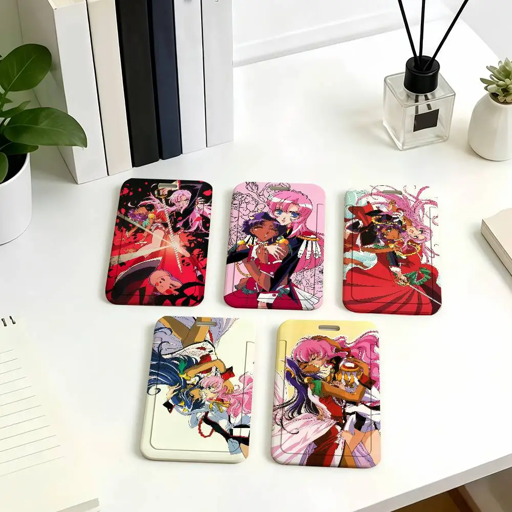 A-Adolescence of U-Utena Student ID Case Daily Use Subway Commute Meal Work Permit Cover Office School  Access Bus Card Holder
