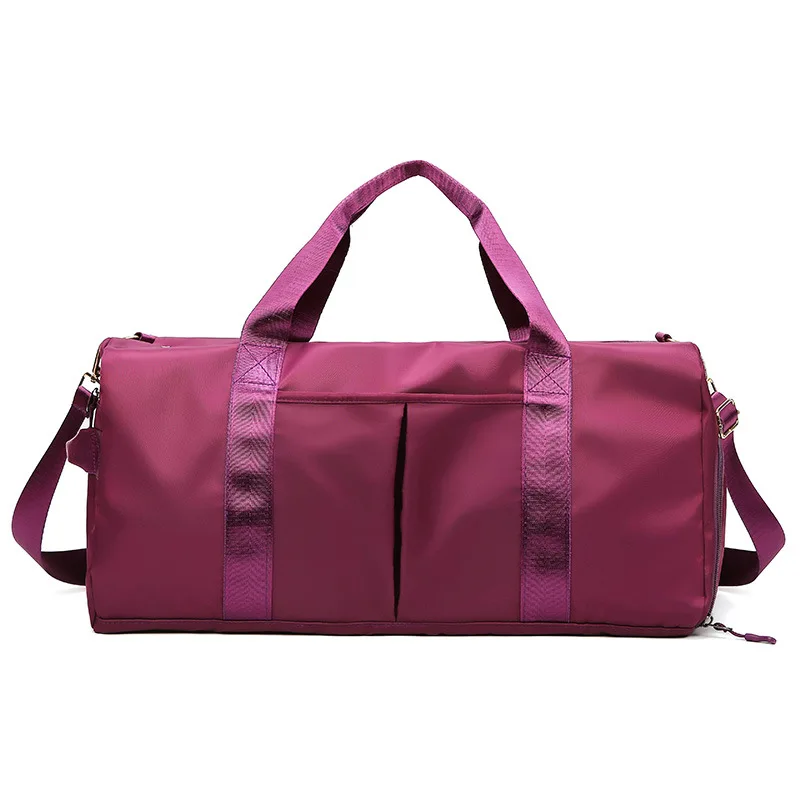 Sac de voyage de grande capacité pour femmes, chaussures de sport, d'entraînement, de Yoga, de Fitness, séparation sèche et humide