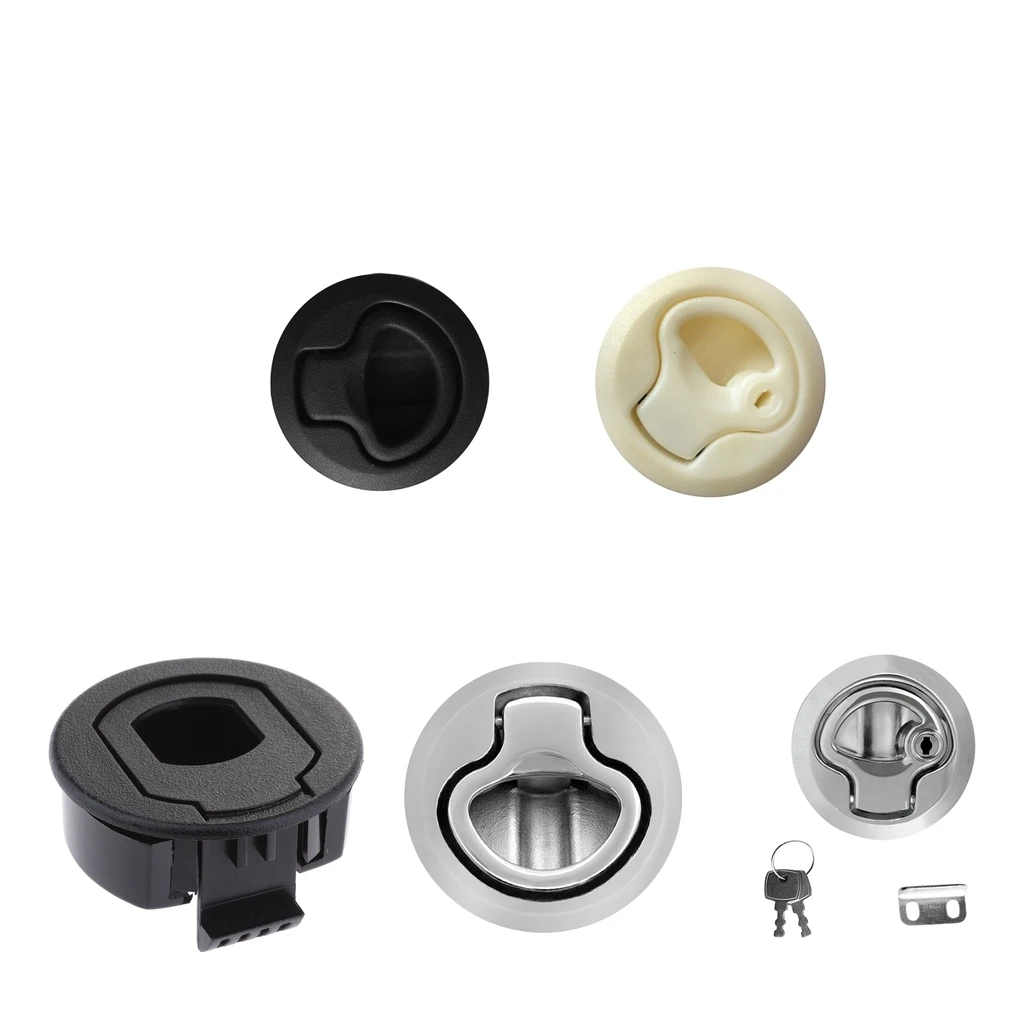 

Stainless Steel Flush Pull lock Latch for RV Marine Boat RV