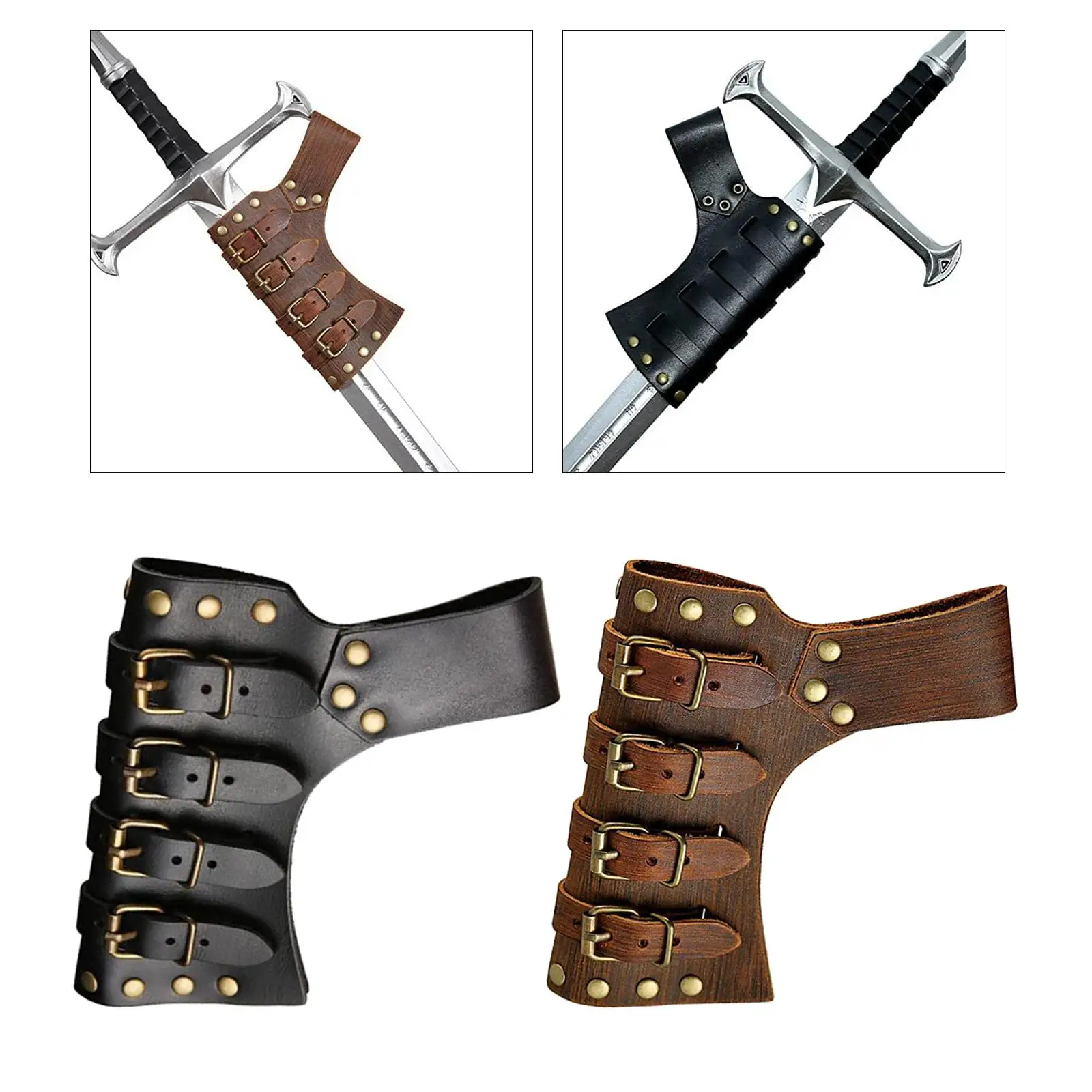 Belt Waist Sheath Costume Accessories Scabbard Holster for Cosplay Pirate