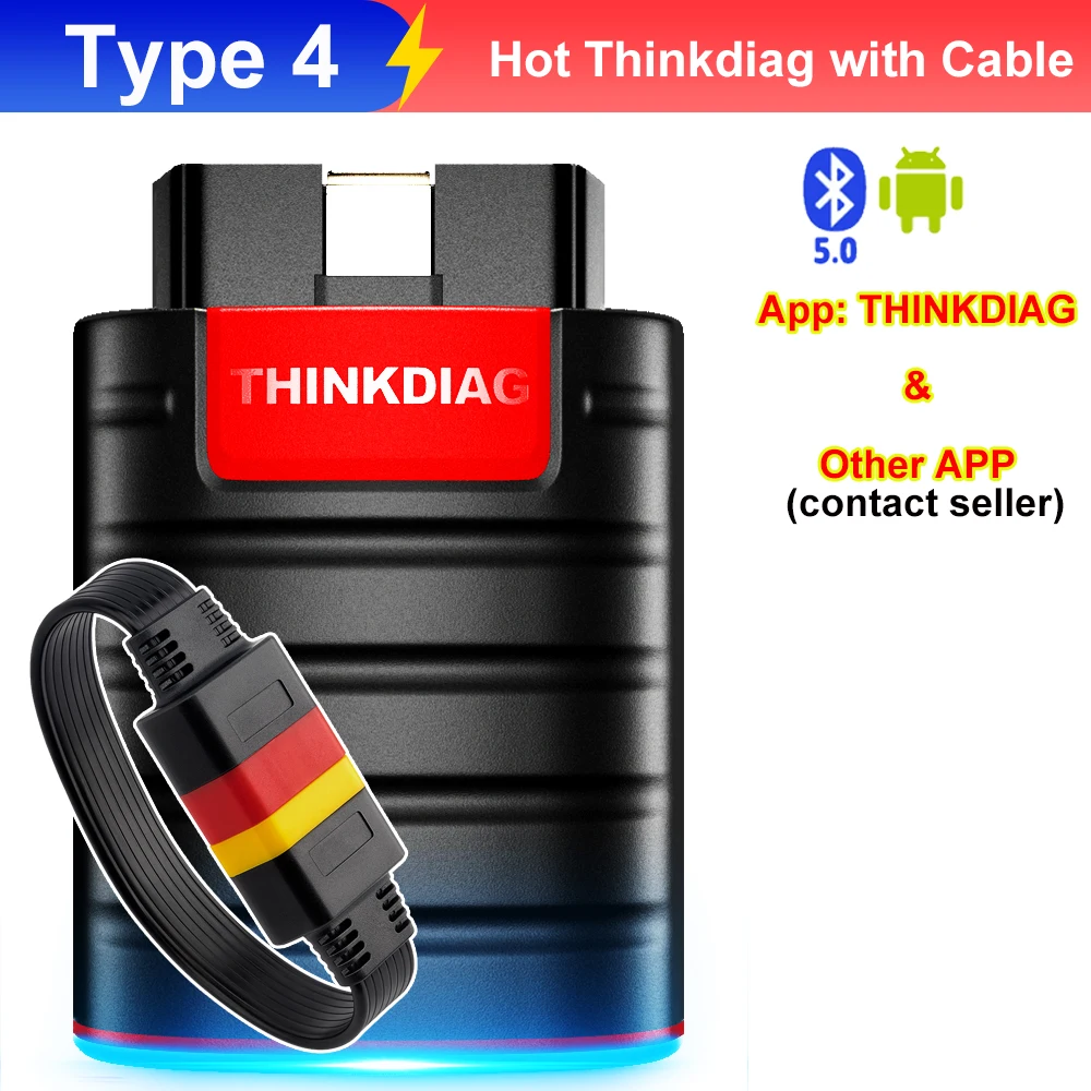 2026 THINKCAR Nieuwe Thinkdiag ALLE Systeem Auto Diagnostische Hulpmiddelen ECU Codering Actieve Test 16 Reset 1 Jaar Gratis OBD2 Scanner codelezer - afbeelding 1