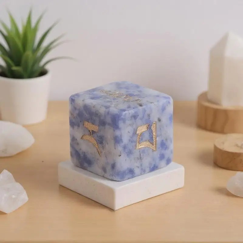 

Natural Crystal Mult Sided Dices Role Playing Table Game Dices Six Sided Dices Round Corner Dices Mahjong Accessories W89F