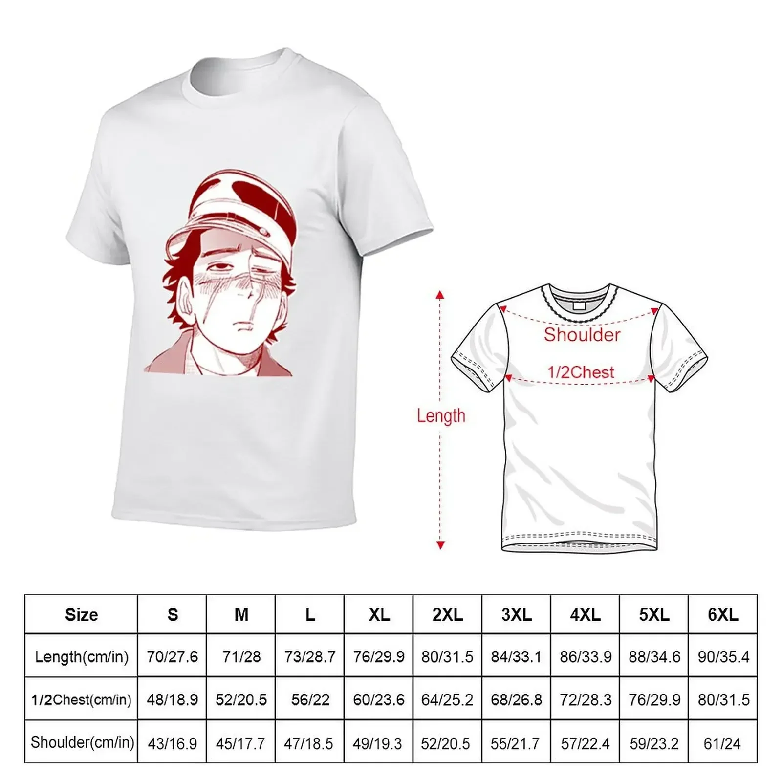 Sugimoto Saichi Simple Design T-Shirt Blouse plus size clothes graphic tee shirt man t shirt mens graphic t-shirts pack