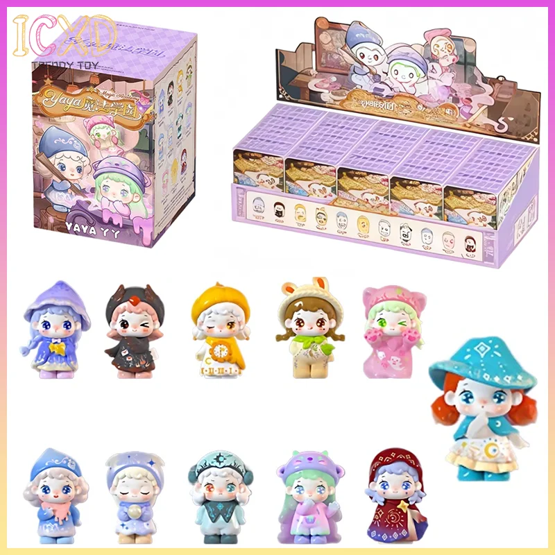

New In Stock Boptoys Yaya Magic Academy Serises Blind Box Kawaii Yaya Figures Collection Decoration Model Toys Halloween Gifts