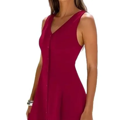 Vestidos Cortos Casuales de Verano 2026, Tops sin Mangas, Vestido de Playa para Vacaciones, Vestidos Midi, Vestido de Fiesta para Mujer