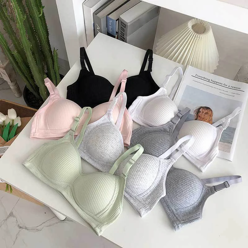 Seamless Bras For Women Small Chest 3/4 Cup Non-Wire Bra Push Up Bra Female Support Underwear Lingerie Intimates