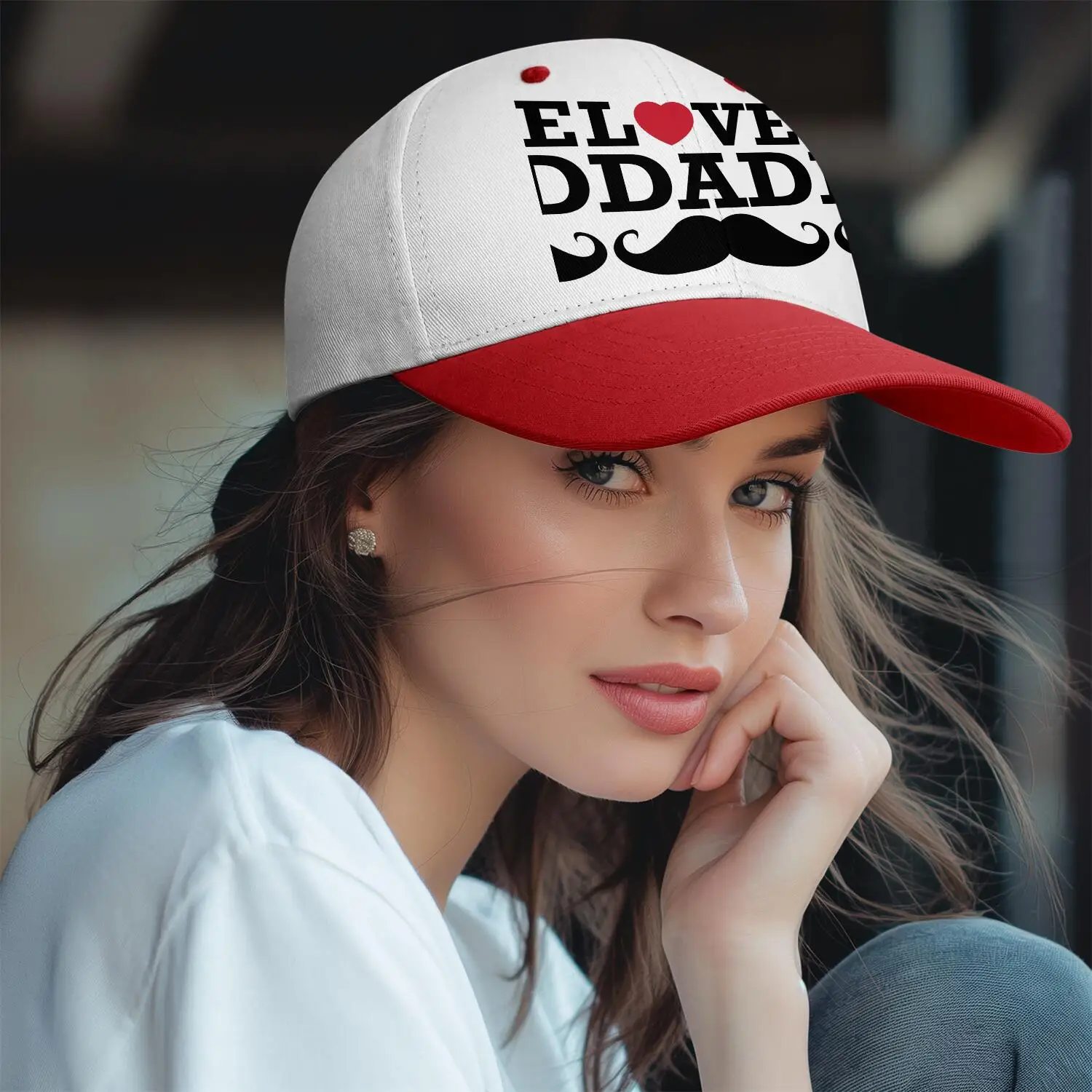 

Personalized Adjustable Trucker Hats, Unisex Sun Plain Cap Mom Gifts, Best Dad Hats