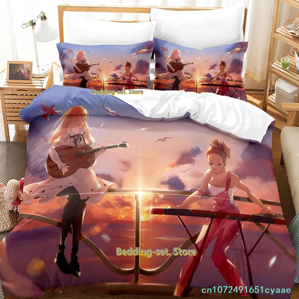 2024 Carole Tuesday Bedding Set Single Twin Full Queen King Size Bed Set Adult Kid Bedroom Duvetcover Sets Anime Bed Sheet Set