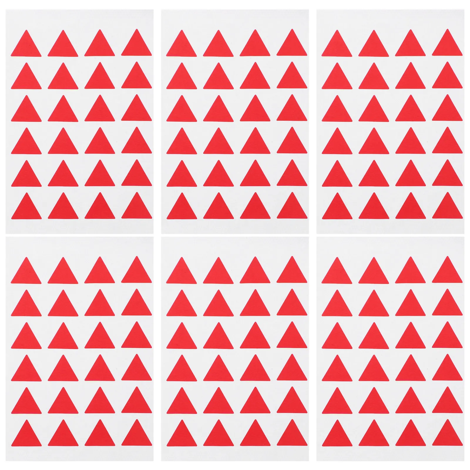 

288Pcs Classification Triangle Stickers Self-Adhesive Label Stickers for Files Books Notes DIY Marking Sticker Decorative Label