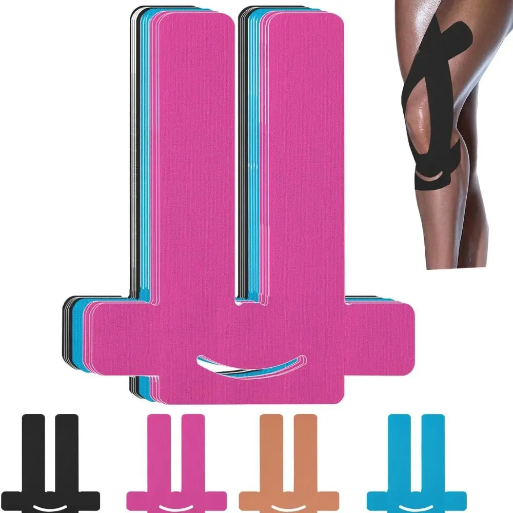 

2pcs NEW Long-Lasting Kinesiology Tape Waterproof Hypoallergenic Athletic Tape Elastic Breathable Precut Tape Athletic Support