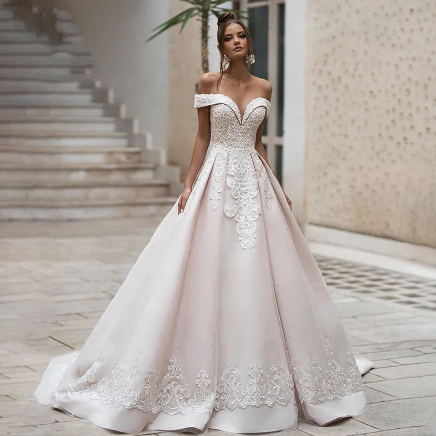 Robe de Mariée en Satin, Camisole Douce, Ligne A, Longueur au Sol, lèvent, Tailles Personnalisées