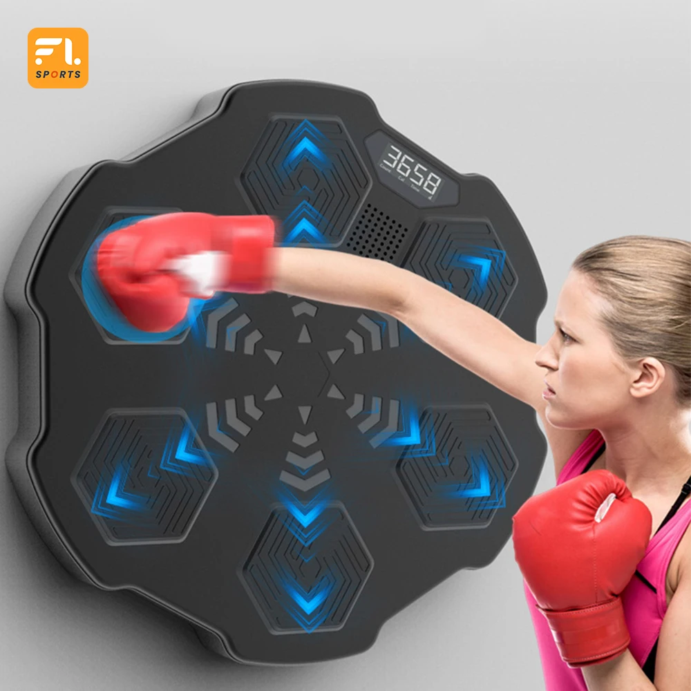 Intelligent Music Boxing Machine Wall Hanging Target Household Sandbag Reaction Training Divine Equipment  Electronic Fitness