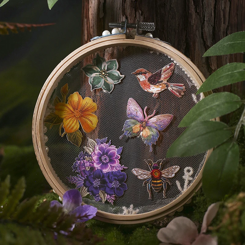 

Журнал GO 20 шт., эмуляционные нашивки с вышивкой, наклейки для рукоделия, планировщик карт, украшение для скрапбукинга