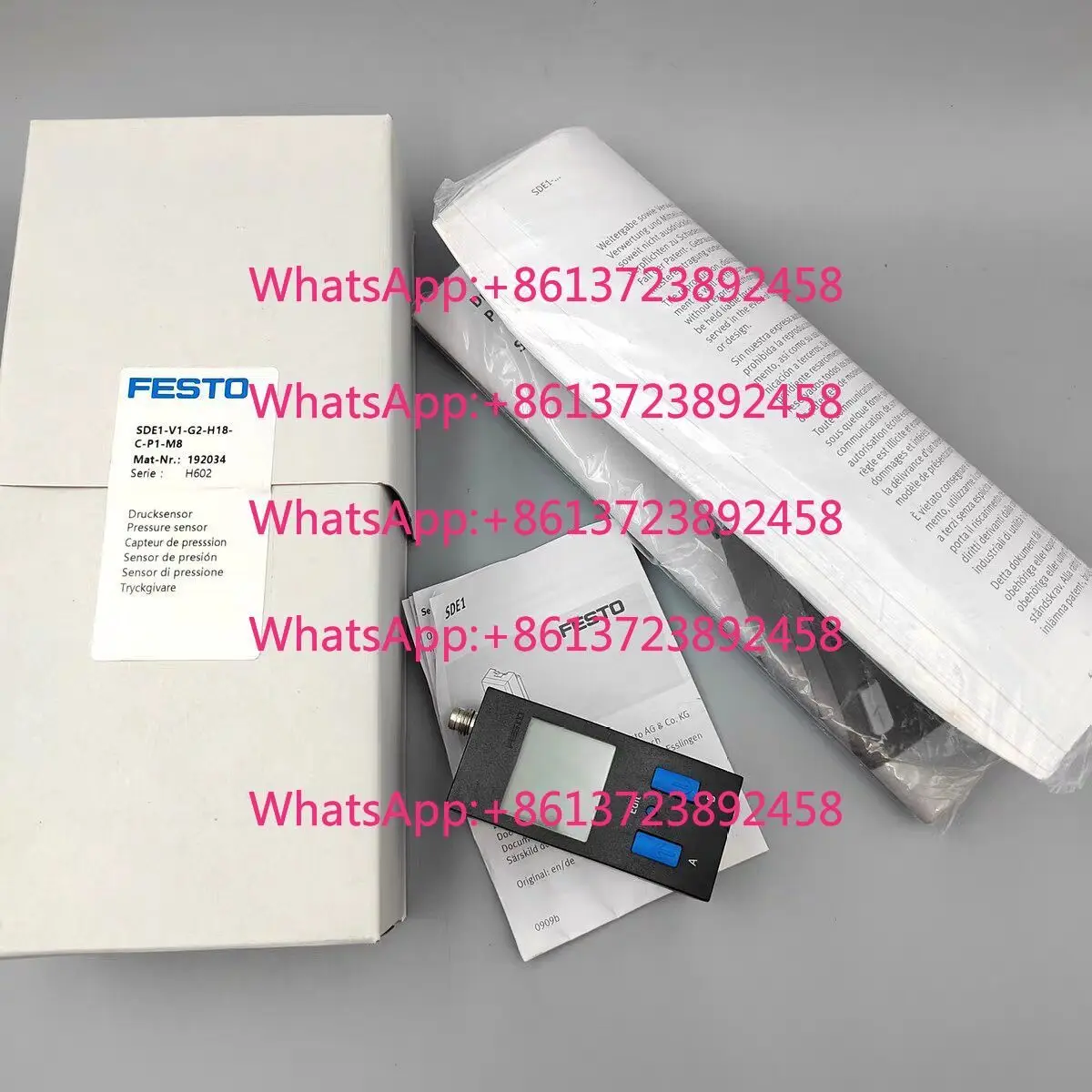 FESTO Festo pressure sensor SDE1-V1-G2-H18-C-P1-M8 192034
