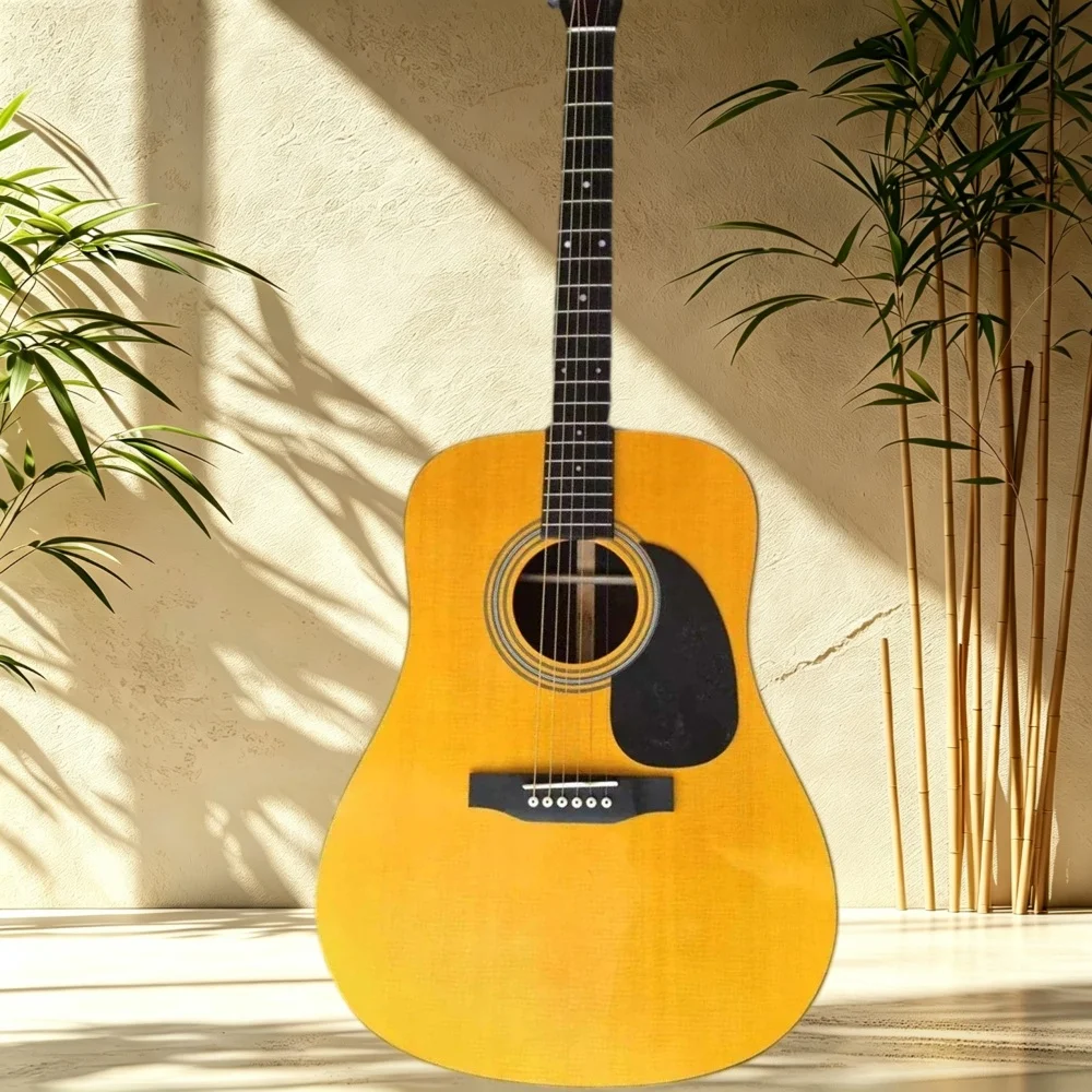 D28 41 Inch D Round Shoulder Acoustic Guitar Spruce Top Rosewood Side Back Ebony Fretboard Vintage Gloss Folk Singing Recording
