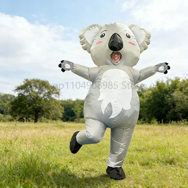 

Adult Funny Koala Inflatable Cosplay Costumes Masquerade Party Carnival Blowing Dress Up Mascot Cosplay Party