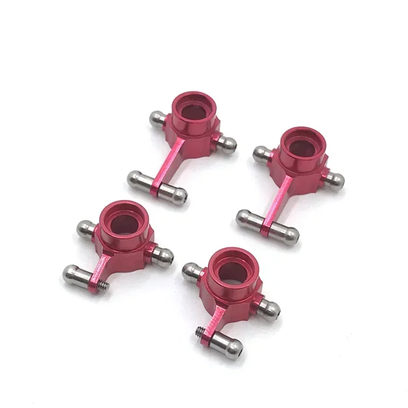 Per Wltoys P929 P939 K969 K979 K989 K999 1/28 RC Auto Parti Aggiornate In Metallo Tazza dello Sterzo Forcellone Ammortizzatore Piastra Set