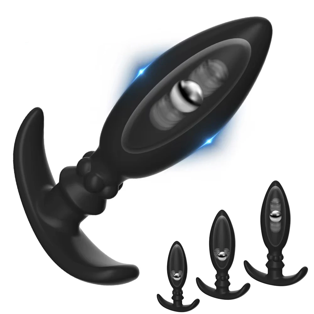 Prostate Massager 3 Different Size Silicone Plugs Anal Butt Plug Anal Dilation Trainer Adult Games Sex Toys For Men Women