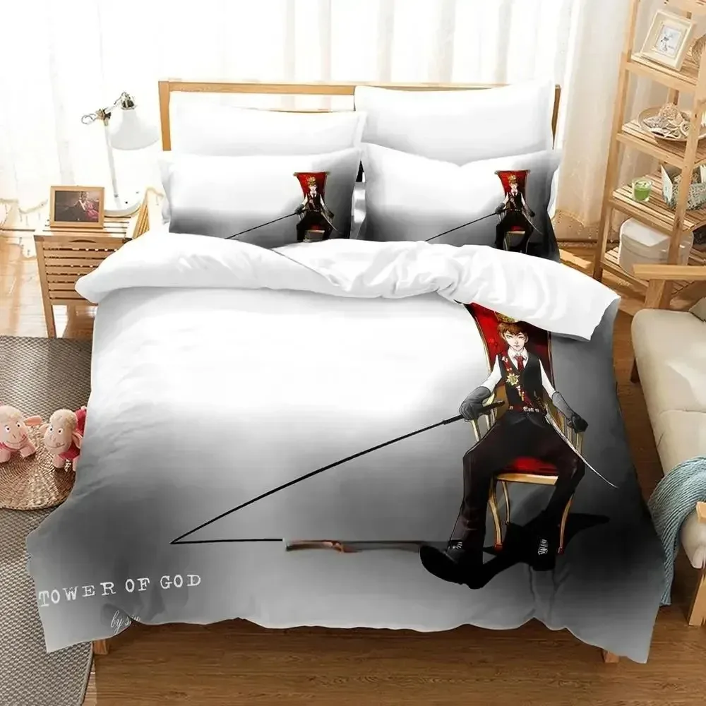 2024 Tower Of God Bedding Set Single Twin Full Queen King Size Bed Set Adult Kid Bedroom Duvet cover Sets Anime Bed Sheet Set