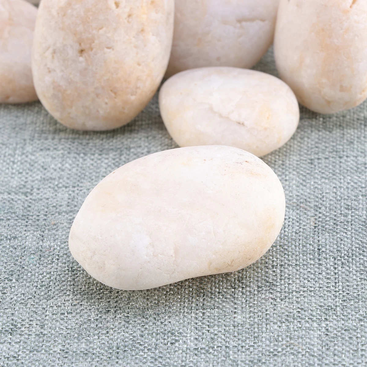 

Painting Rocks and Stones 350g Grey Smooth Assorted Shapes Perfect for Hand-Painted Children's Drawing DIY Polishing Pebbles