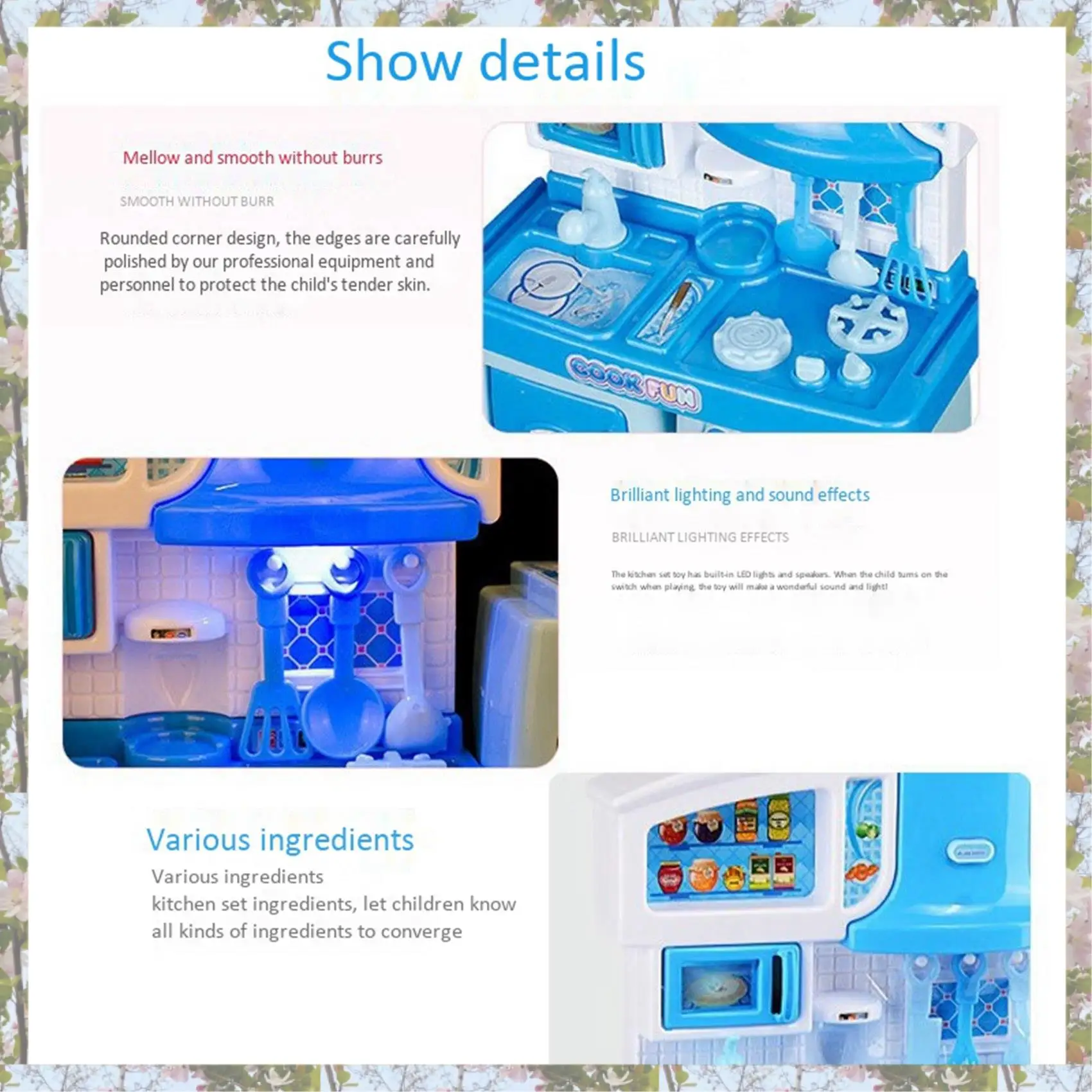 T84C-24X ensemble de cuisine musique semblant accessoires ensemble de cuisine jeu de cuisine jouer ensemble d'ustensiles de cuisine pour les enfants-rose