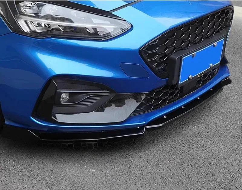 لفورد فوكس MK4 ST ST-Line/X 2019 2020 2021 المصد الأمامي سباق الشواية أضواء الضباب الإطار تجديد العلوي السفلي مصبغة قطع غيار السيارات #4