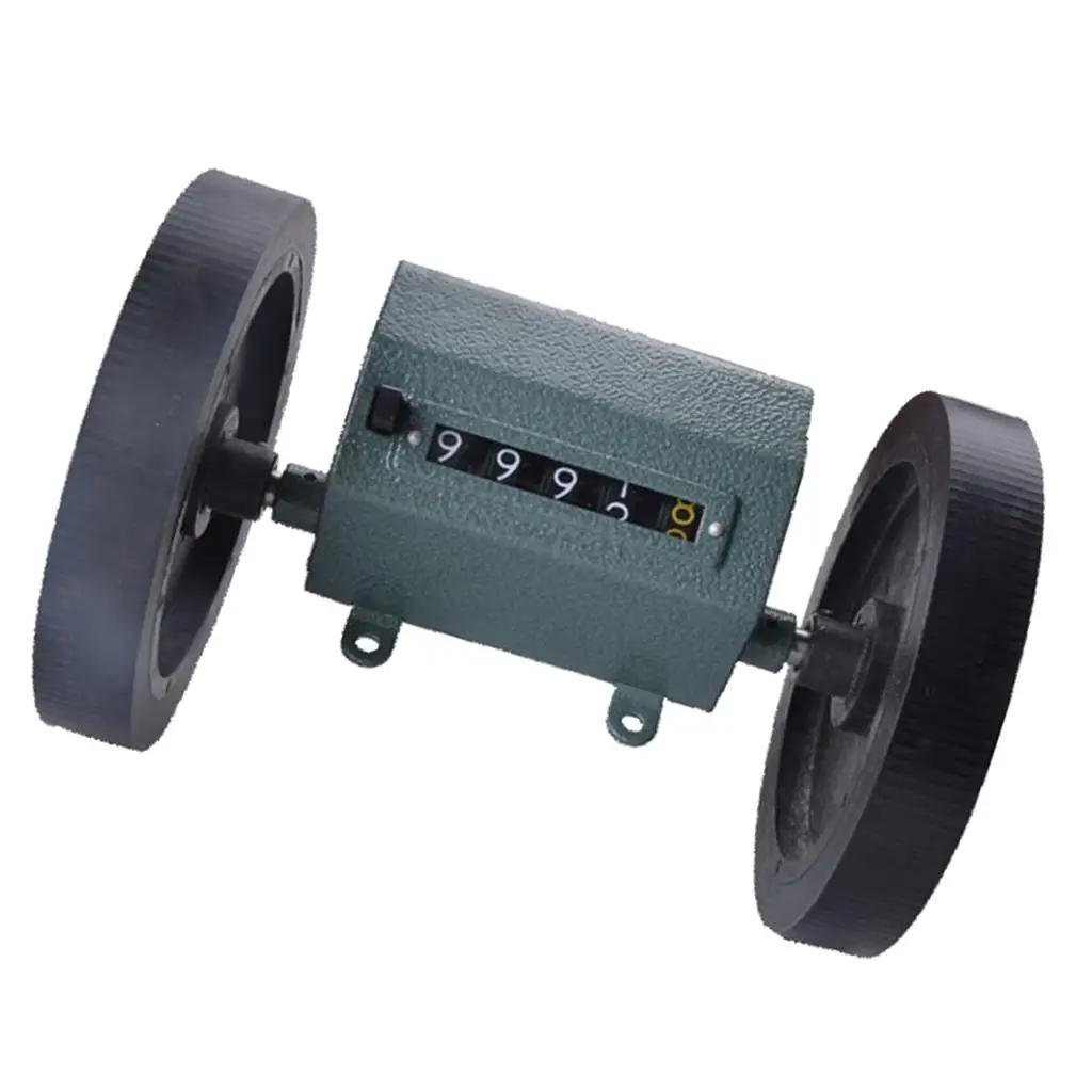 Length Measuring Wheels Plastic Metal Manual Roller Counter for Textile Workshop Leather Film
