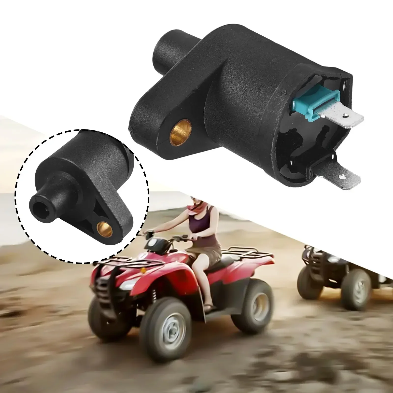 12V Motorcycle ATV ATV GY6 Elbow High Voltage Package CDI Ignition Coil (single Connector) High Performance Ignition Coil