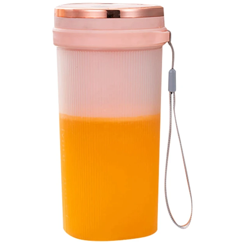 

AD-Portable Electric Juicer USB Rechargeable Handheld Smoothie Blender Fruit Mixers Food Milkshake Juice Maker Machine