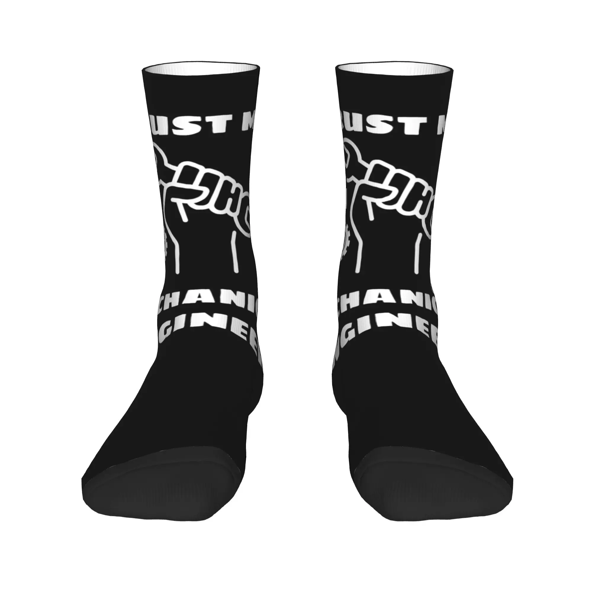 Calcetines de ingeniero mecánico Harajuku para hombre y mujer, calcetines cálidos con estampado 3D para deportes y fútbol