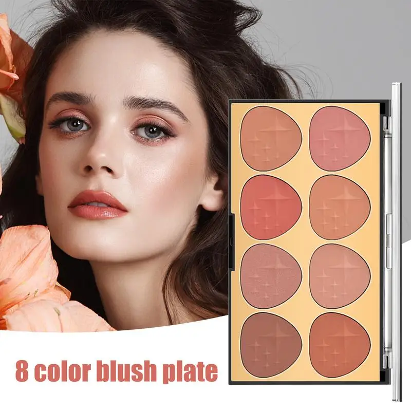 Blush Palette Highlight Blush Palette Bright Shimmer Face Blush Matte Blush Powder Highlight Blush Palette Professional Facial