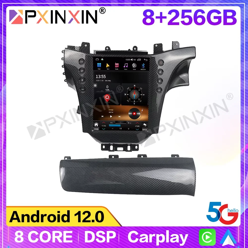 

13,6-дюймовый экран Tesla для Maserati GT GC GranTurismo 2007-2017, автомобильная стерео радио, мультимедийный плеер, GPS-навигация, CarplayHeadunit