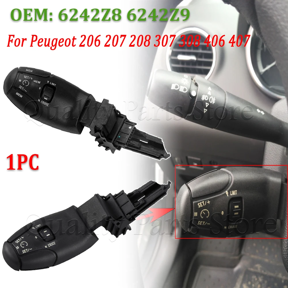

6242.Z8 6242Z8 6242.Z9 6242Z9 1 шт. новый автомобильный блок круиз-контроля, переключатель лодок для Peugeot 307 308 408 206 207 301 3008 для Citroen