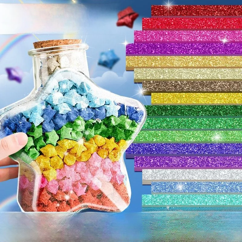 Star Paper With Spa…