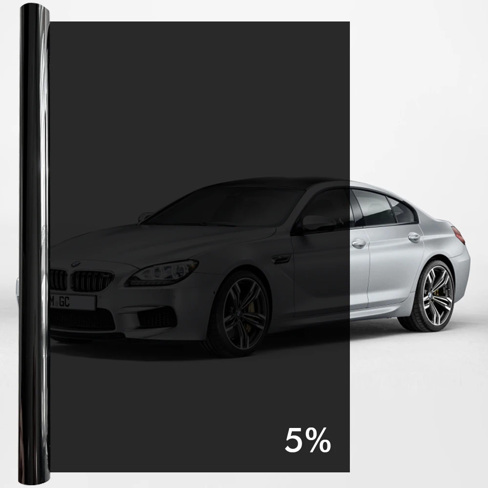 3Mx50CM Schwarze Auto-Fensterfolie Privatsphäre-Schutzfolie Auto-Vinyl Anti-Sicht Glas-Aufkleber Keramik Sommer Solar UV-Schutz Spiegelfolie – Detail 12