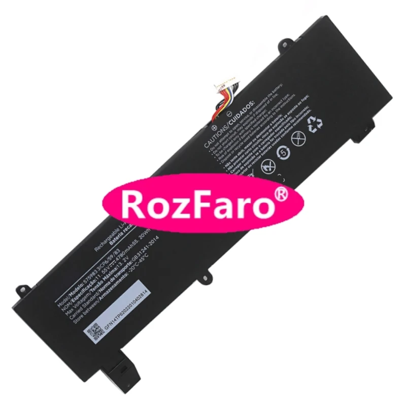 

RozFaro 575983 для Sony Vaio FE15 VWNC51527 VWNC51529 VWNC51518 VJFE54F11X аккумулятор для ноутбука Axioo MyBook Z6 Z10 металлический ноутбук