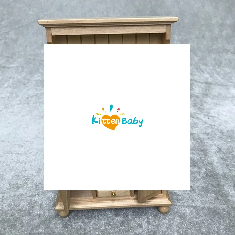 

1:12 Dollhouse Miniature Furniture Multifunction Wood Cabinet Bookcase Bookshelf For Kids Creative Play