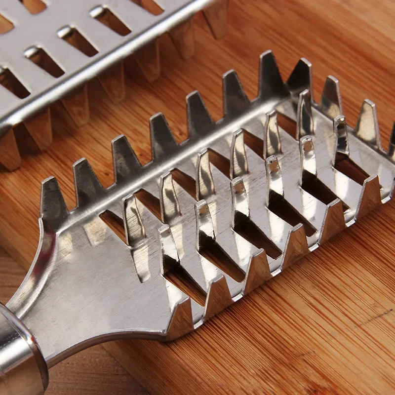 Stainless Steel Scales Scraper Fish Scraper Household Descaler Fish Killing Product Scale Remover Practical Scale Scraper Brush
