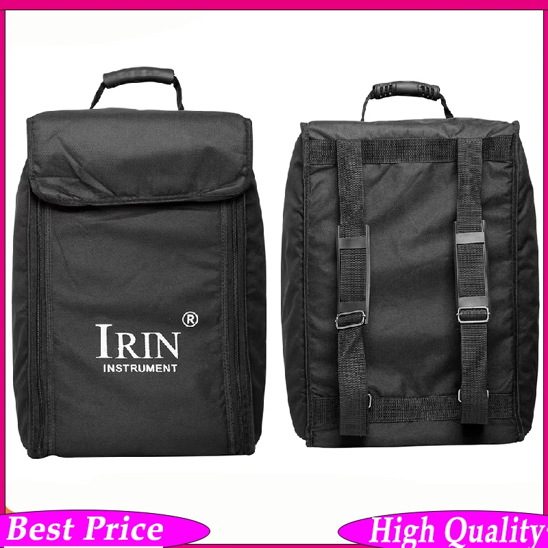 IRIN Waterproof Oxford Cloth Cajon Bag Thick Cotton Padded Backpack Portable Percussion Cajon Drum Storage Handbag Accessories