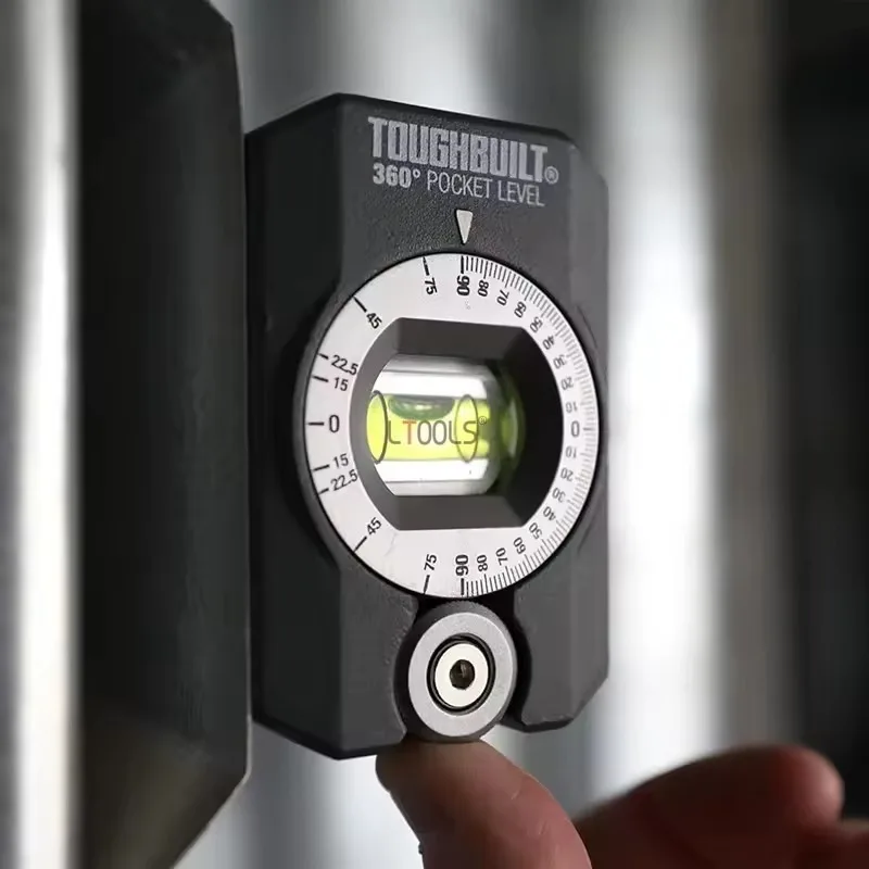 

1 шт., уровень измерения угла, поверхность из алюминиевого сплава, антикоррозийное распылительное покрытие, процесс уровня, удобный магнитный всасывающий маленький уровень